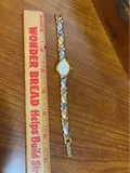 Oval face silver and gold